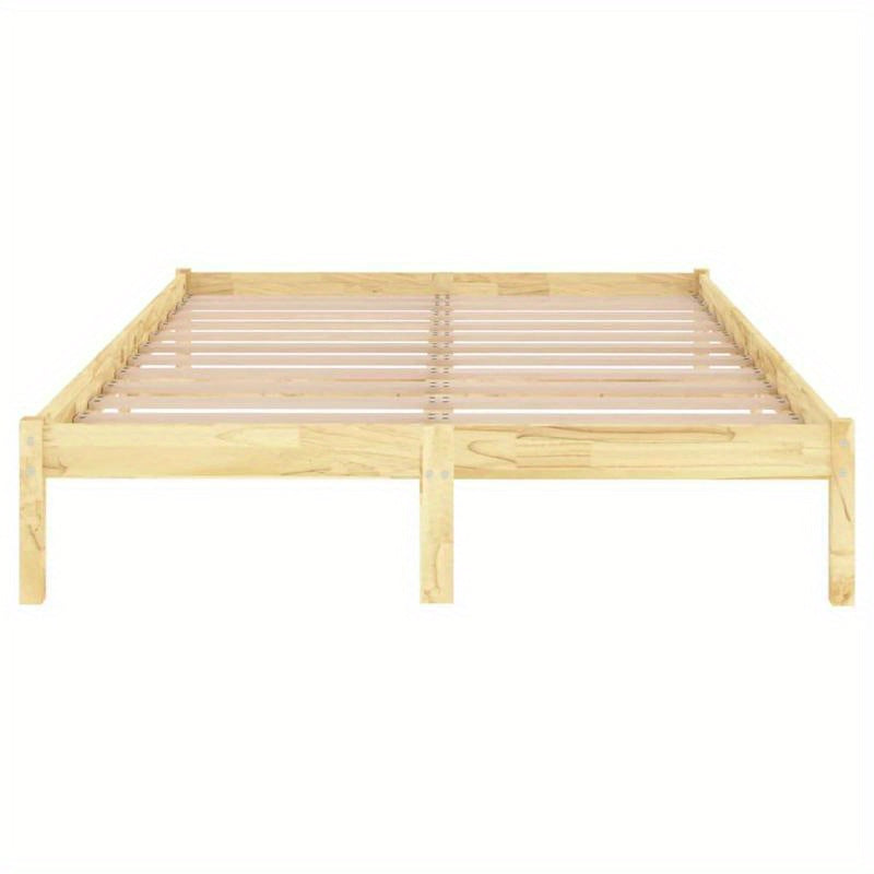 Eenpersoonsbed – Bedframe – Small Double Bed – Opbergbed – Bed Met Laden – 120x190 cm – Stevige Structuur – Eenvoudig Montage – Bruin