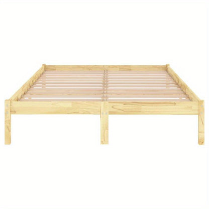 Eenpersoonsbed – Bedframe – Small Double Bed – Opbergbed – Bed Met Laden – 120x190 cm – Stevige Structuur – Eenvoudig Montage – Bruin