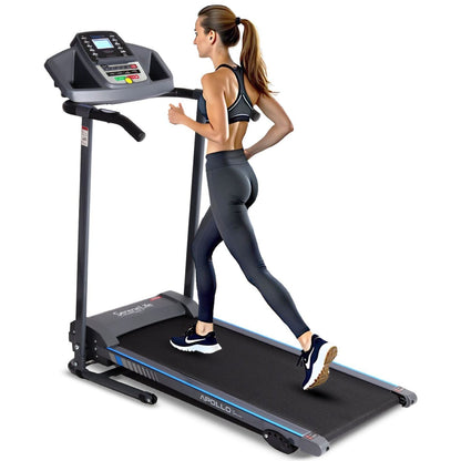 Loopband – Inklapbare Treadmill – Fitnessapparaat – Hardloopband – Wandelband – Zwart – Compact Ontwerp – Bluetooth Connectiviteit