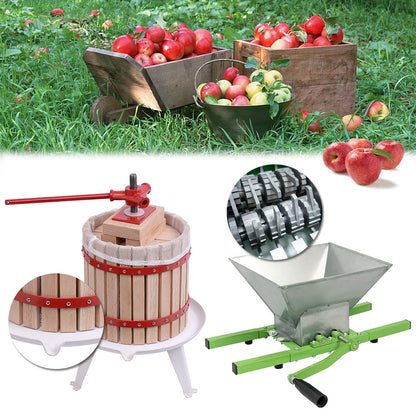 Handmatige Juicer – Fruitpers – Citruspers – Sapcentrifuge – Slowjuicer – 7 Liter Grote Inhoud – Robuust Metalen Ontwerp – Eenvoudig Schoon Te Maken