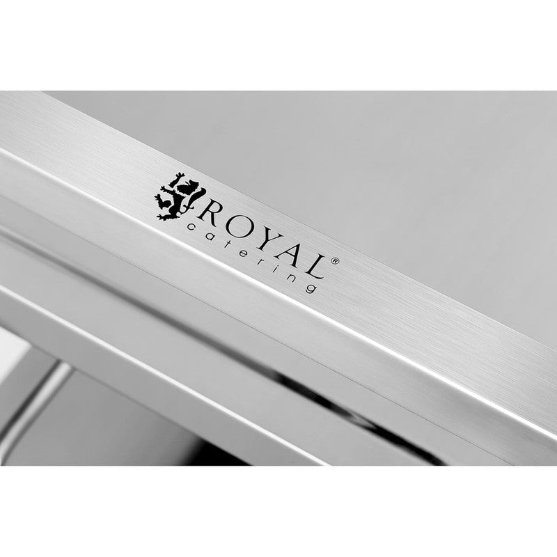 3-Tiered Catering Trolley for Up to 150Kg, Made of Stainless Steel, Royal Catering RCSW 3A