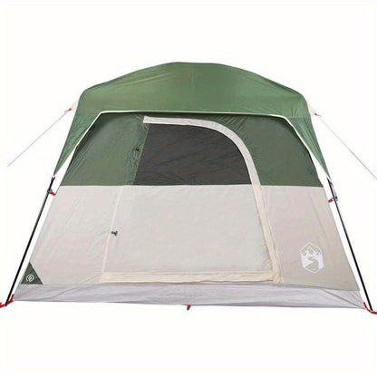 Tent – Kampeertent – Familietent – Koepeltent – Outdoor Tent – Ruim Voor 4 Personen – Stevig Waterdicht PVC – Trekkoordsluiting Groen