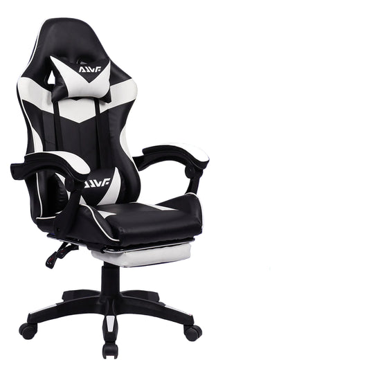 Gamingstoel – Gaming Chair – Bureaustoel – Gamer Stoel – Ergonomische Stoel – Met Voetensteun – Memory Foam Zitvulling – Hoge Rugleuning Met Lendensteun