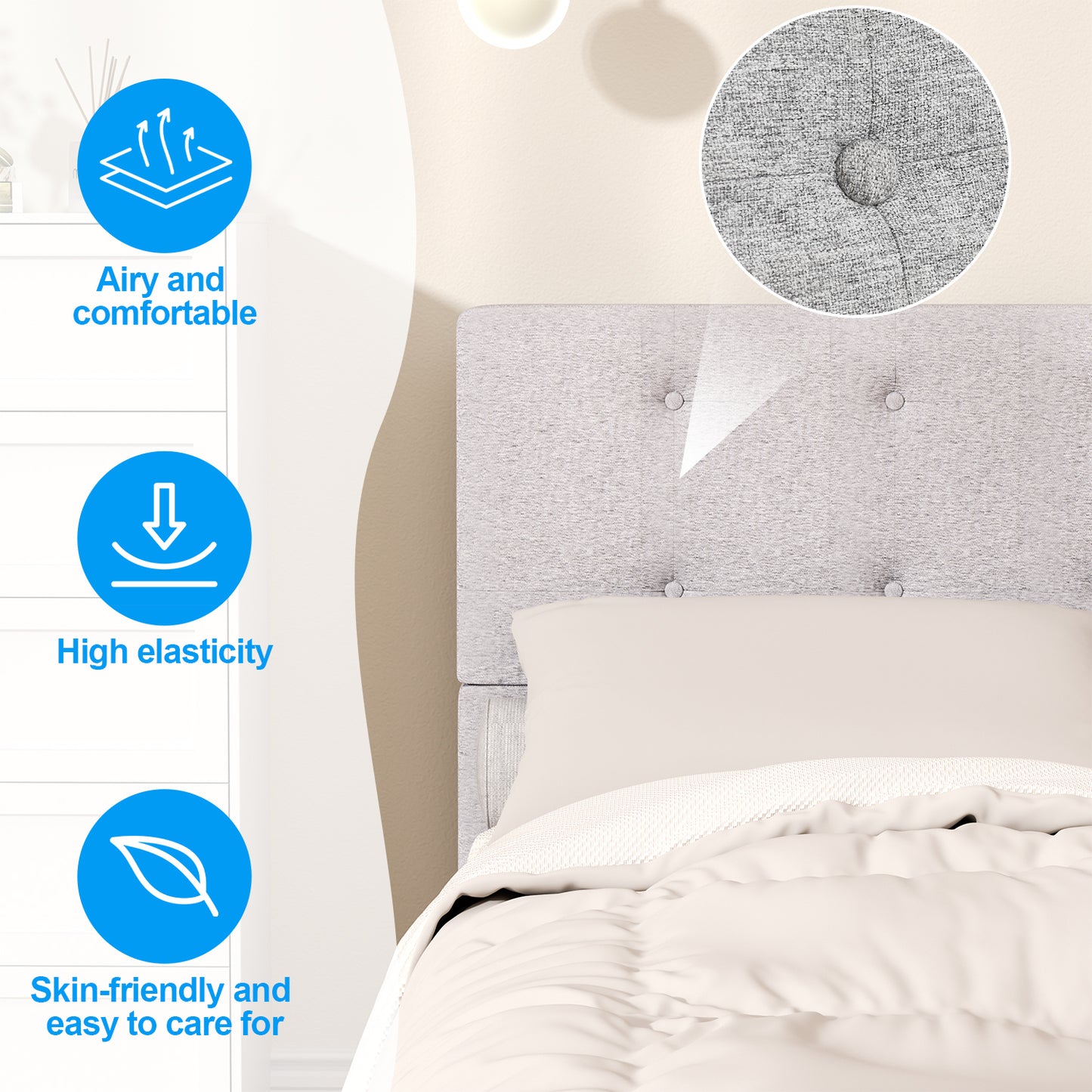 Bedframe – Stevig Bedframe – Lattenbodem – Slaapkamerbed – Houten Bed – Zwart – Draagvermogen 350 kg – Inclusief Geluidloze Lattenbodem 120x200 cm / 140x200 cm