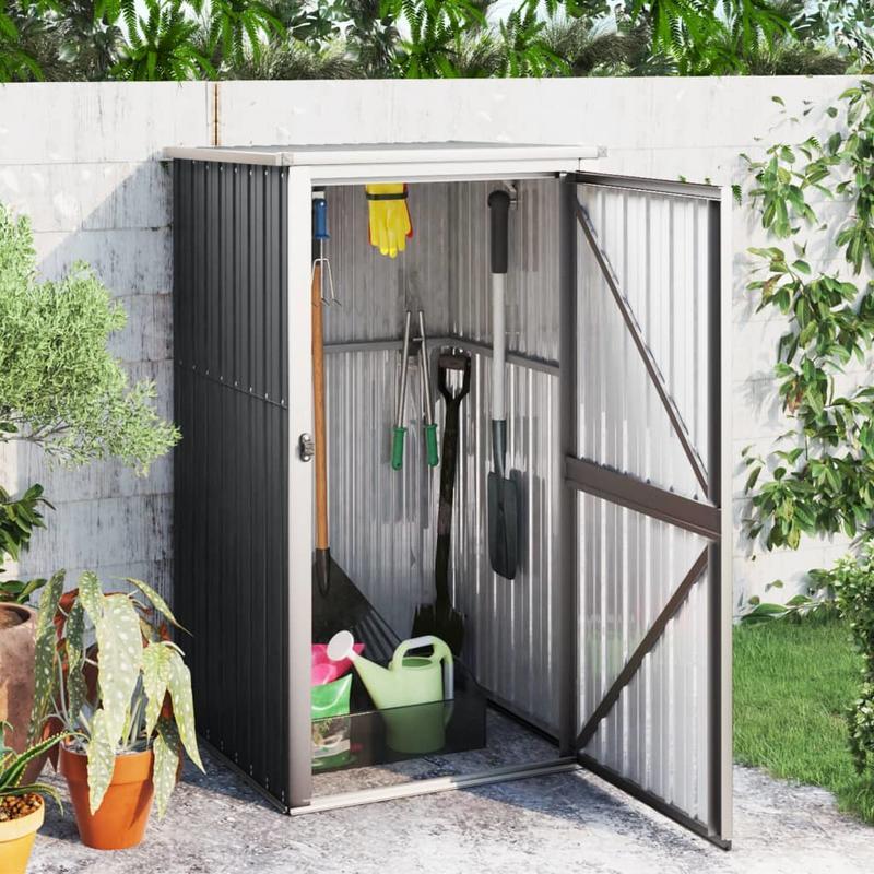 Tuinhuisje – Tuinschuur – Berging – Gereedschapsschuur – Metalen Schuur – Waterdicht – Gegalvaniseerd Staal Antraciet