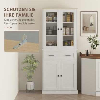 Spiegel – Staande Spiegel – Volledige Lengte Spiegel – Muurspiegel – Grote Spiegel – Wit Frame – 160 x 50 cm – Eenvoudig Op Te Hangen