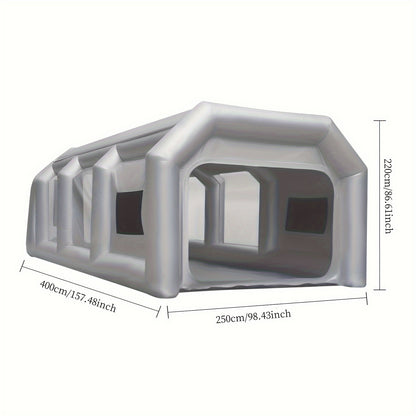 Spuitcabine – Spuitverf Tent – Verfspuitcabine – Spuittent – Verf Shelter – Opblaasbaar – Ruime Werkruimte – Oxford Stof & PVC Frame – Ventilatiesysteem & Snelle Installatie