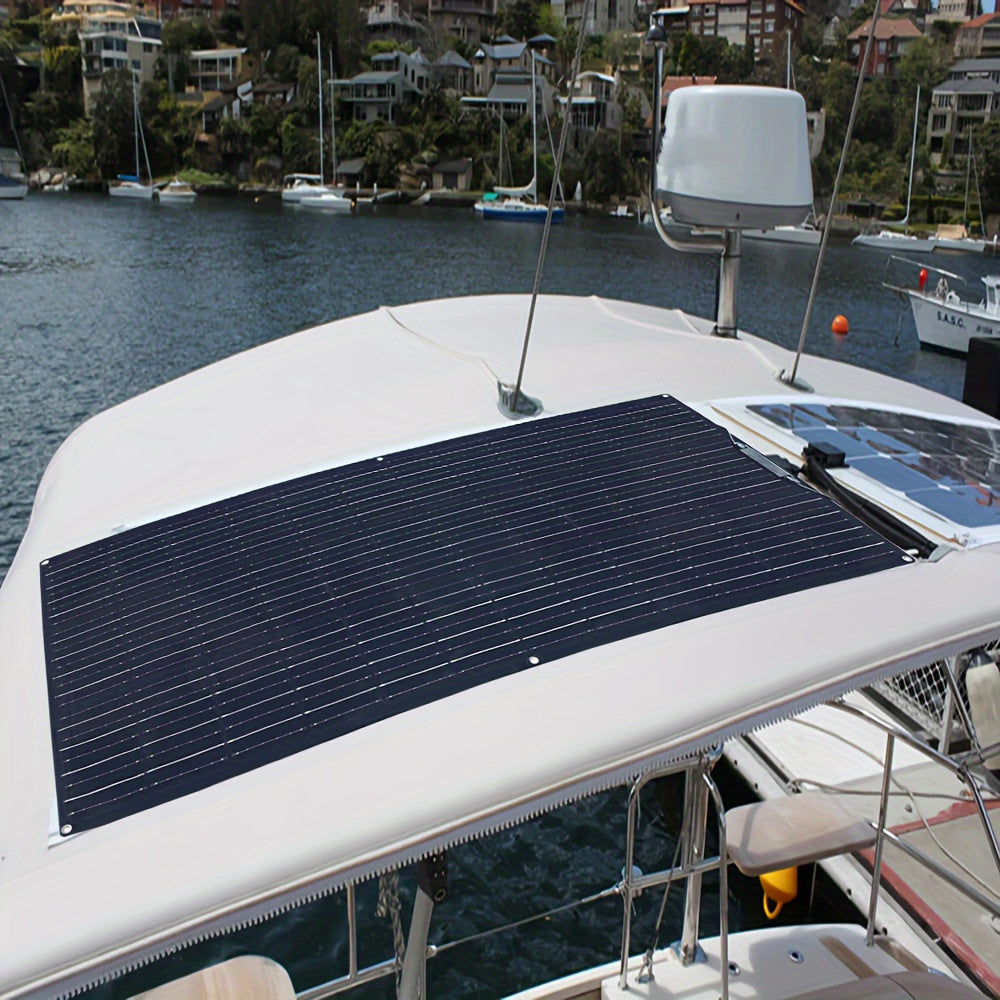 200W Zonnepaneel – Solar Panel – PV Module – Zonne-energie Module – Zonnecel Paneel – All Black Monokristallijn – Hoog Rendement – Weerbestendig Design