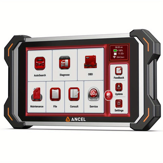 Diagnose-Tool Auto – OBD2 Scanner – Foutcode Lezer – Voertuig Tester – Diagnose Scanner – 8-Inch Touchscreen – 34 Onderhoudsresetfuncties