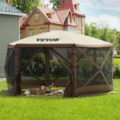 Campinggazebo – Partytent – Schaduw Tent – Outdoor Overkapping – Pop-up Tent – 3x3 Meter – Waterafstotend & Insectenwerend