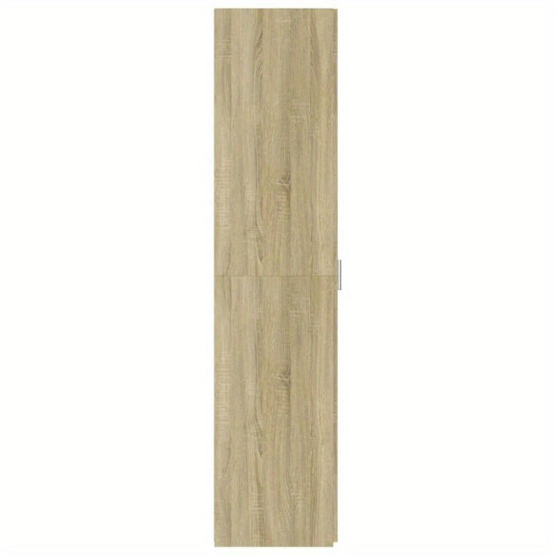 Europees Eikenkast Highboard – Kast – Dressoir – Opbergmeubel – Bergkast – Massief Hout & Kurk – 2 Laden en 2 Open Vakken – Compact 40x42,5x185 cm – Modern Minimalistisch Design