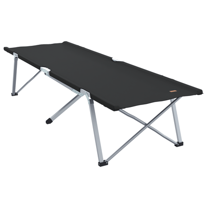 Campingstoel – Vouwstoel – Klapstoel – Kampeerstoel – Visstoel – Aluminium Frame – 600D Oxford Stof – Inklapbaar – Zwart