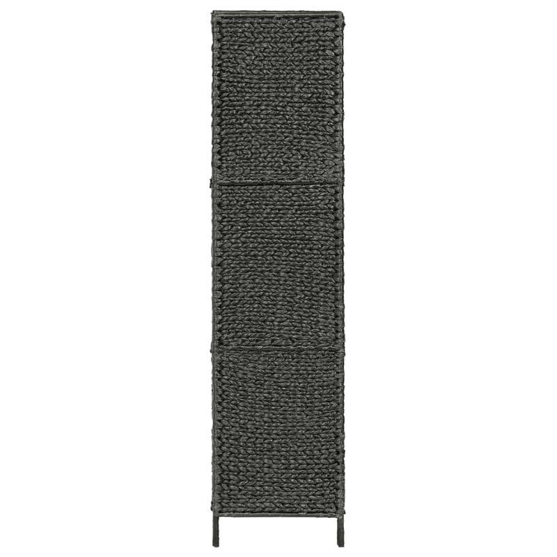 Kamerscherm – Roomdivider – Scheidingswand – Privacy Scherm – Vouwdeurscherm – 5 Panelen Mat Zwart – 193x160 cm – Lichtgewicht Kunststof