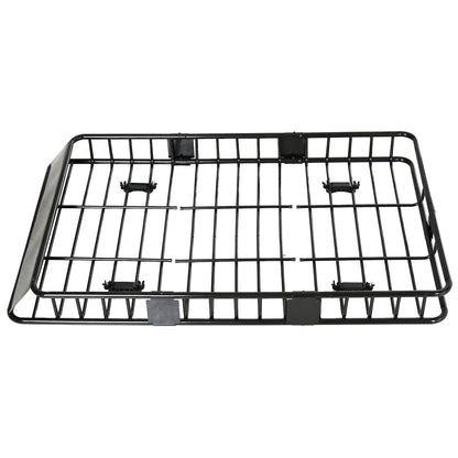 Universele Dakkofferdrager – Dakdrager – Bagagedrager – Roof Rack – Auto Dakrek – Robuust Metalen Frame – Maximale Draagkracht 100 kg – Zwart – 162x99x16 cm