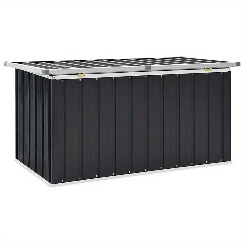Opbergbox Tuin – Tuinkist – Kussenbox – Buitenopslag – Opbergbox Buiten – Groot 129x67x65 cm – Duurzaam Gegalvaniseerd Staal & Weerbestendig Design