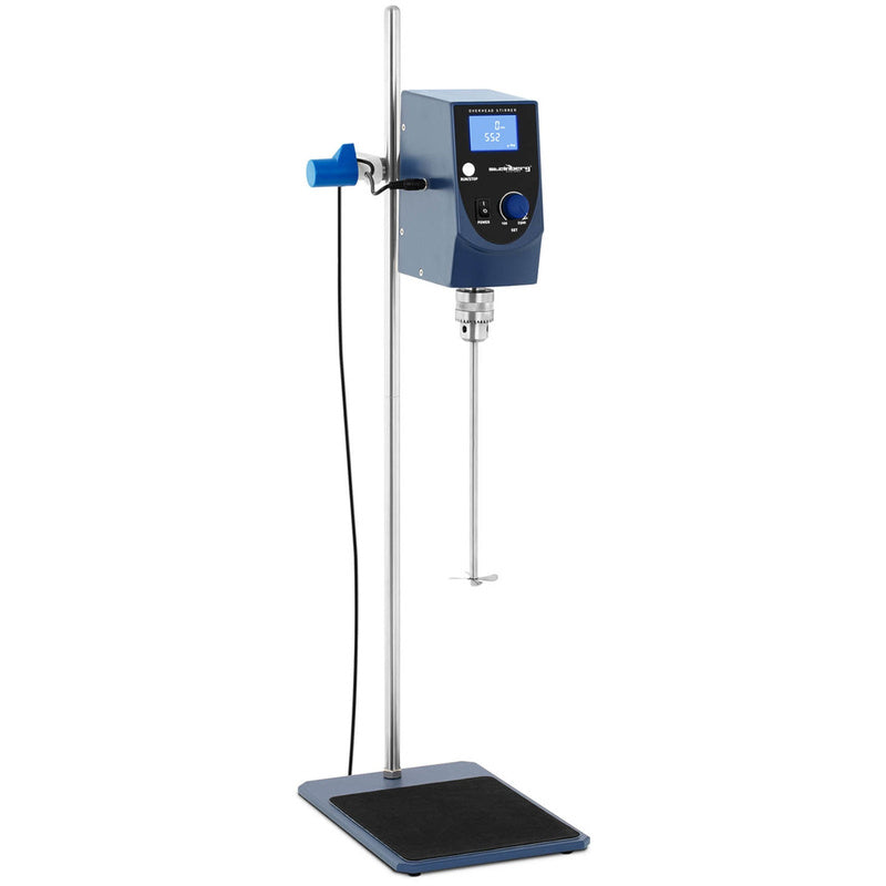 Laboratoriummixer – Mechanische Roerder – Lab Menger – Roerstaaf – Laboratorium Mengapparaat – Instelbare Snelheid 100-2500 RPM – Timer 0-9999 Minuten