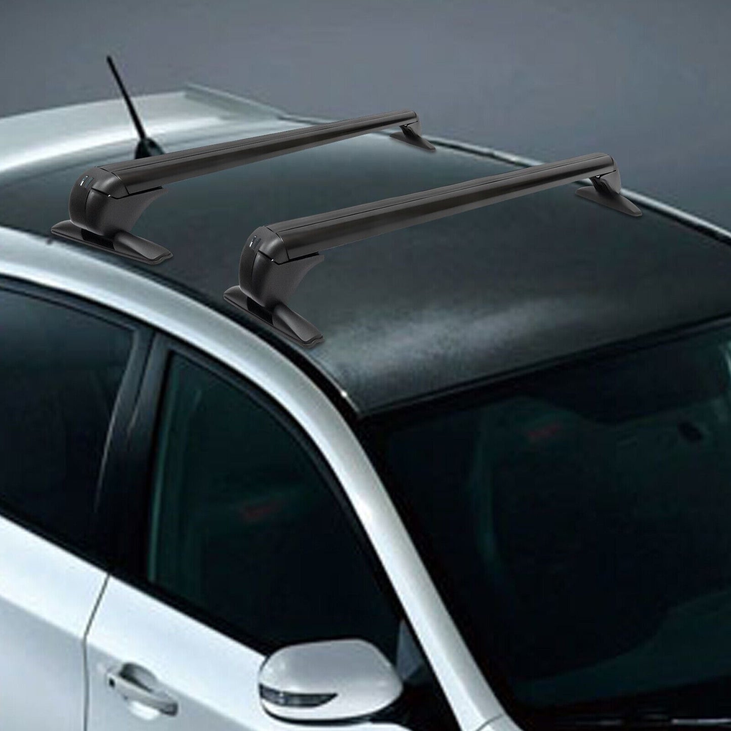 Dakdrager – Dakrailsdrager – Bagagedrager – Auto Roof Rack – Aluminium Balken – 100 cm – Inclusief Sloten Met Sleutels