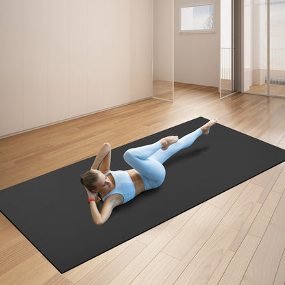 Fitnessmat – Yogamat – Trainingsmat – Oefenmat – Pilatesmat – Extra Groot 12x6ft – Anti-Slip PVC Dikte 7mm