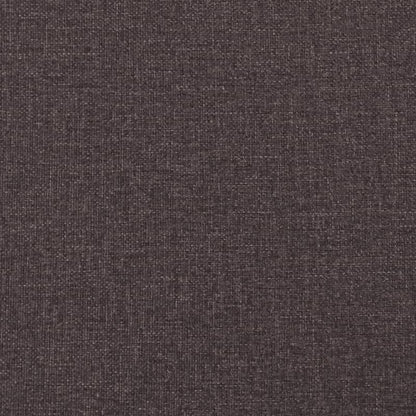 Bankje – Zitbank – Halbankje – Woonkamerbank – Slaapkamerbank – Massief Houten Frame – Donkerbruin Champagne Met Pluche Kussens – 114x65x75 cm