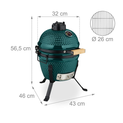 Houtskoolbarbecue – BBQ Grill – Barbecuewagen – Tuinbarbecue – Buitenbarbecue – Ruim Grilloppervlak Met 2 Roosters – Verstelbare Houtskooltray In 4 Hoogtes