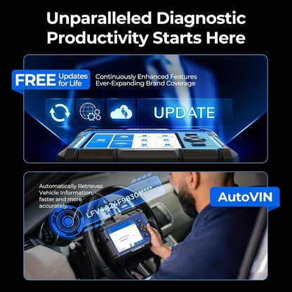 OBD2 Scanner – Auto Diagnosetool – Foutcode Uitlezer – ABS SRS Scanner – Transmissie Scanner – Live Data & Grafieken – Draadloze Wi-Fi Connectie