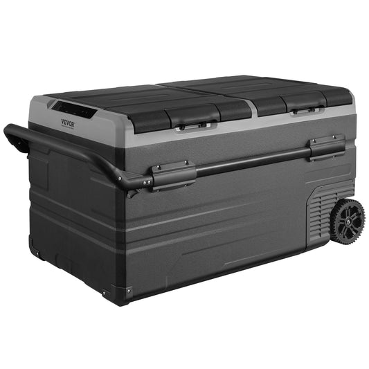 Auto Koelkast – Mobiele Koelbox – Draagbare Vriezer – Mini Koelkast – Camper Koelkast – 115 Liter Capaciteit – Compressor Koeling met Dubbele Koelzones