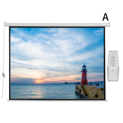 Elektrisch Ultra Short Throw Projectiescherm – Projectiescherm – Beamerdoek – Home Cinema Scherm – ALR Scherm – 213 cm 4:3 – Ambient Light Rejecting – Metalen Frame