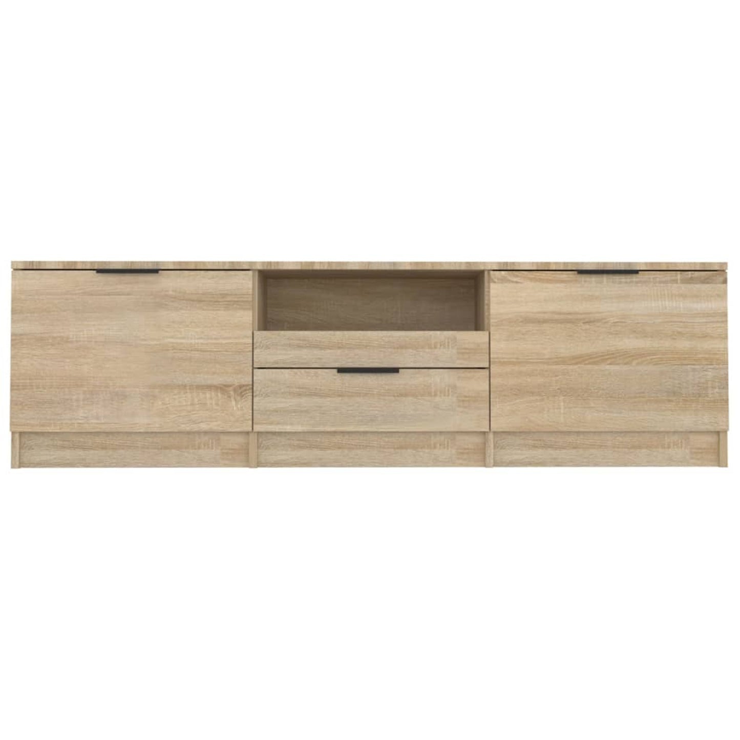 Tv Meubel – Tv Kast – Tv Meubelkast – Televisiemeubel – Mediameubel – Sonoma Eiken – 140x35x40 cm – Hoogwaardig MDF