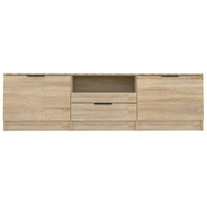 Tv Meubel – Tv Kast – Tv Meubelkast – Televisiemeubel – Mediameubel – Sonoma Eiken – 140x35x40 cm – Hoogwaardig MDF