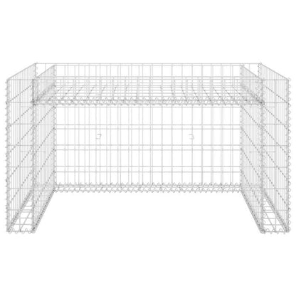 Grasmaaierhoes – Afdekhoes – Beschermhoes – Tuinberging – Duwmaaierhoes – Heavy-Duty Stalen Frame – Weerbestendig 110x80x60 cm