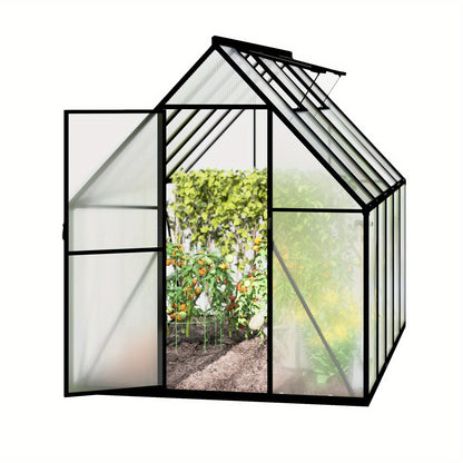 Kas – Kweekkas – Tuinkas – Plantenhuis – Groentekas – Walk-in Model 280x180x195 cm – Aluminium Frame – Stevige Gegalvaniseerde Fundering