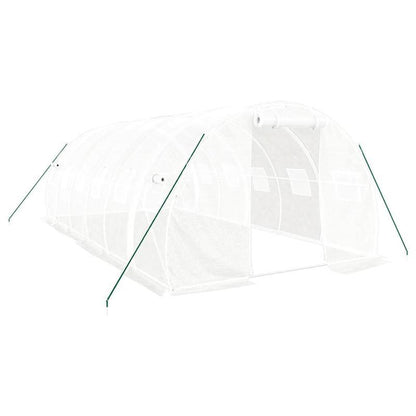 Kas – Serre – Tuinkas – Kweekkas – Bianco Variant – Stevig Wit Stalen Frame – Ruim 18 m² - 6x3x2 m
