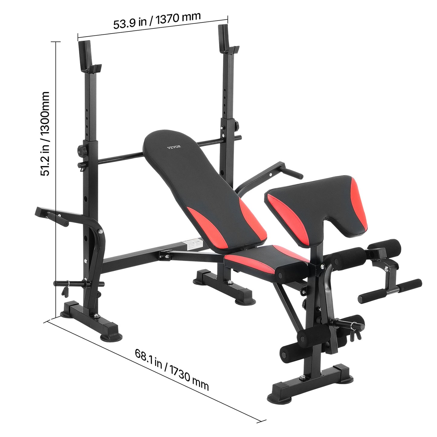 Gewichtbank – Halterbank – Fitnessbank – Trainingsbank – Verstelbare Bank – Inklapbaar – Stevige Stalen Constructie – Comfortabele Bekleding