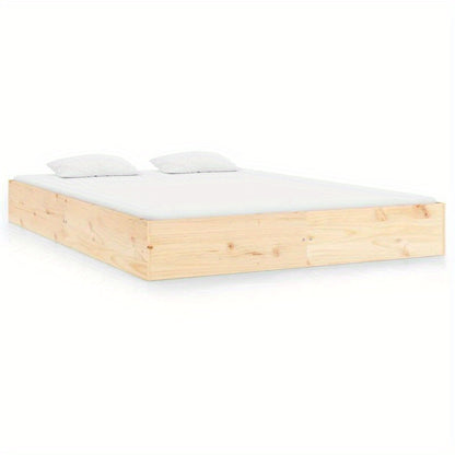 Bedframe – Bed – Kinderbed – Eenpersoonsbed – Meubel – Houten Hardhout – Geschikt Voor Matras 120x200 Cm – Modern Design