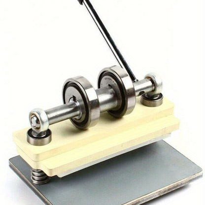 Stansmachine – Uitstanstoestel – Embossingmachine – Ponsmachine – Snijmachine – Roestvrij Staal – Handmatige Hefboom 210 mm