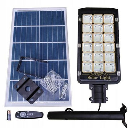 Solar LED Straatlamp – Buitenlamp – Tuinverlichting – Opritverlichting – Industriële Lamp – 800W Met 290 LED’s – 60 Ah Lithium Batterij