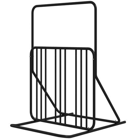 Fietsenhouder – Fietsrek – Fietsenstalling – Fietsenstandaard – Vierfietsenrek – Zwart – Weerbestendig Staal – Extra Houder Voor Stabiliteit – Compact Formaat 102x92x130 cm