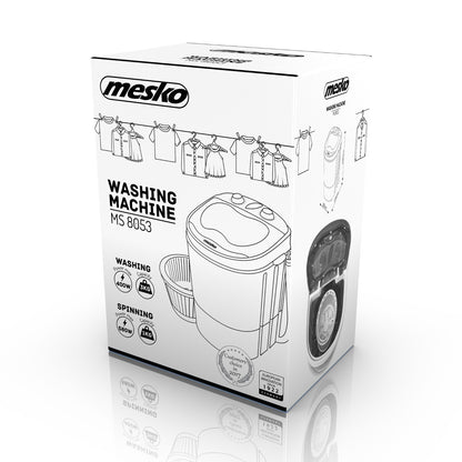 Reiswasmachine – Mini Wasmachine – Draagbare Wasdroger – Compacte Wasmachine – Camping Wasmachine – Wascapaciteit 3 kg – Met Centrifugefunctie