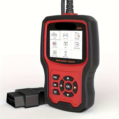 OBD2 Scanner – Autodiagnose Tool – Code Lezer – Uitleesapparaat – Diagnoseapparaat – Volledige Systeemdiagnose – 6 Resetfuncties