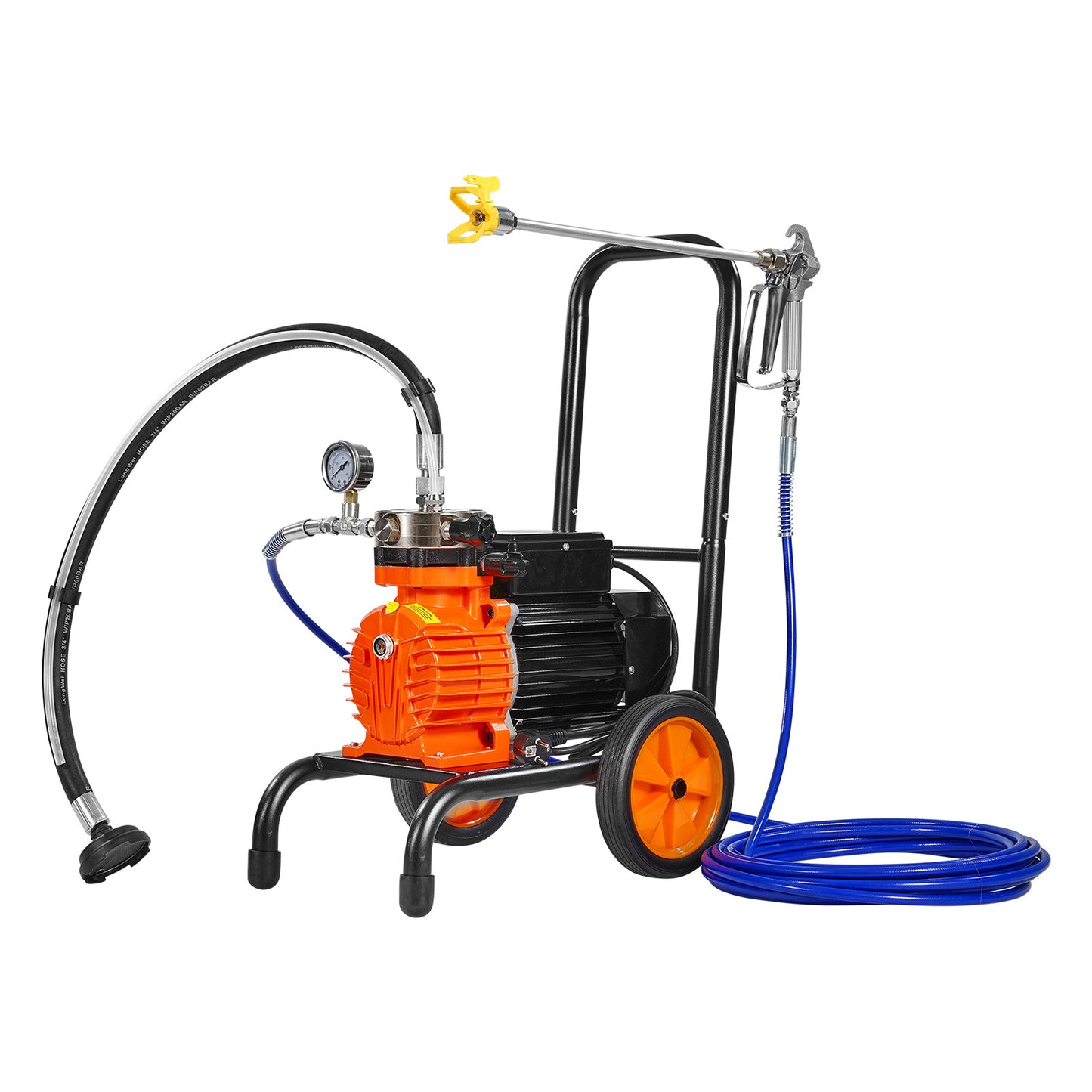 Airless Verfspuit – Verfspuitapparaat – Spuitmachine – Verfspuitwagen – Verfspuitpistool – 900W Motor – Zelfaanzuigend