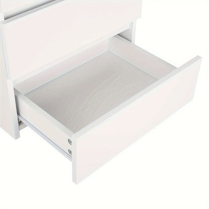 Nachtkastje – Nachtkastjes – Bedkastje – Bijzettafel – Opbergkast – Modern Scandinavisch – 3 Lades – Compact en Ruimtebesparend