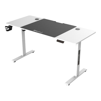 Bureaublad – Bureau – Zit-Sta Bureau – Verstelbaar Bureau – Elektrisch Verstelbaar – Hoogte 72-117 cm – XXL Muismat 120x60 cm – Zwart