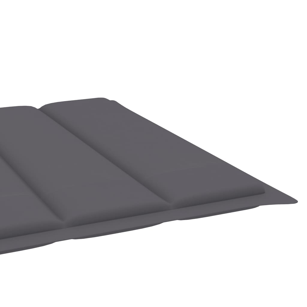 2-Persoons Lounger – Tuinbank – Ligstoel – Bamboe Stoel – Zitzak – Verstelbare Rugleuningen – Duurzaam Bamboe – Anthracite