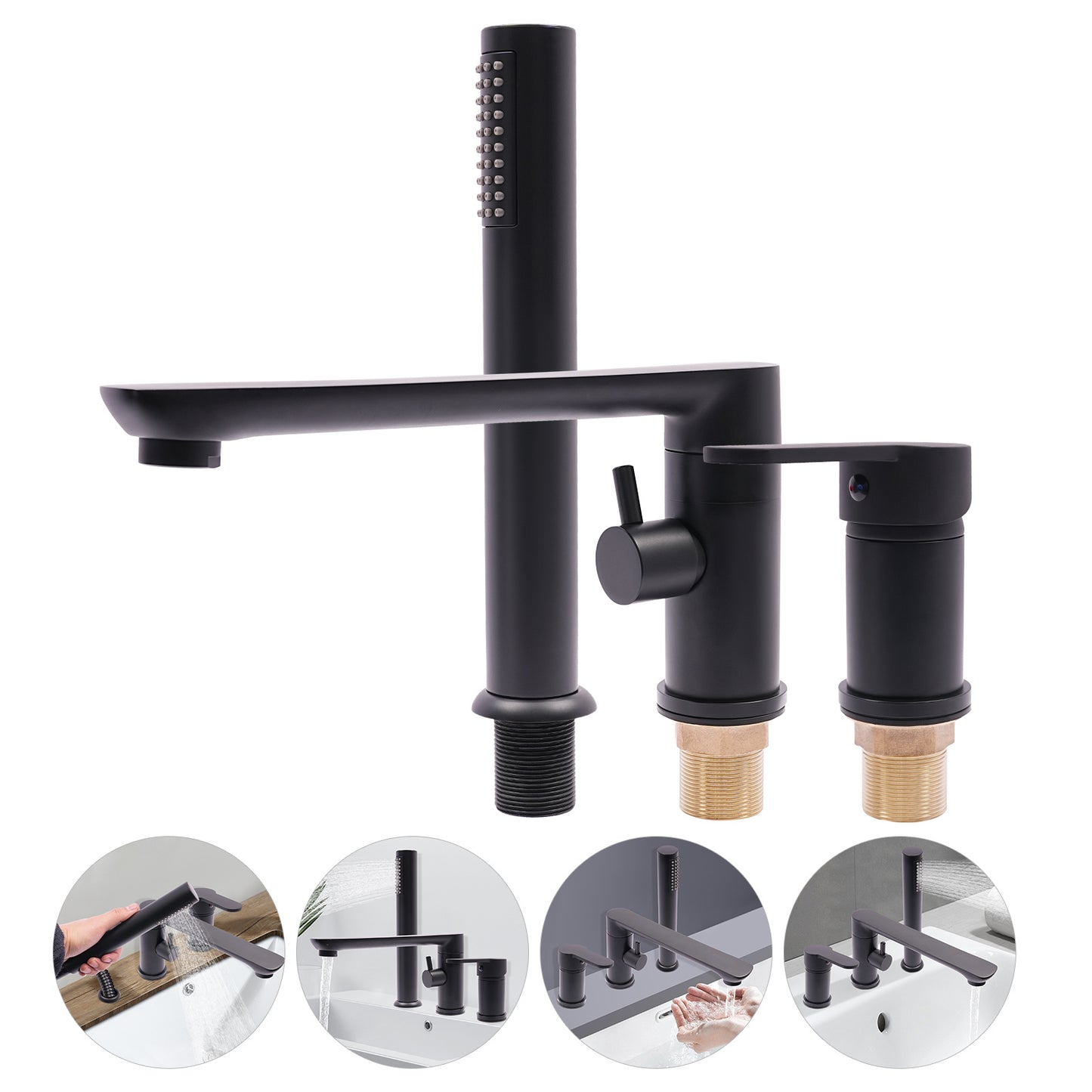 Build to Last Soft Water OutletGreat Flexibility Ceramic Valve Core Bath Mixer Faucet
