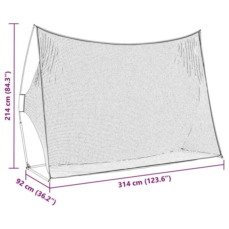 Portable Heavy-Duty Golf Practice Net - Indoor/Outdoor Rebound Net Suitable for all Skill Levels, Durable Target Training Net for Home, Driveway, Balcony, Easy Assembly & Compact Storage for Golf Swing Improvement & Control T