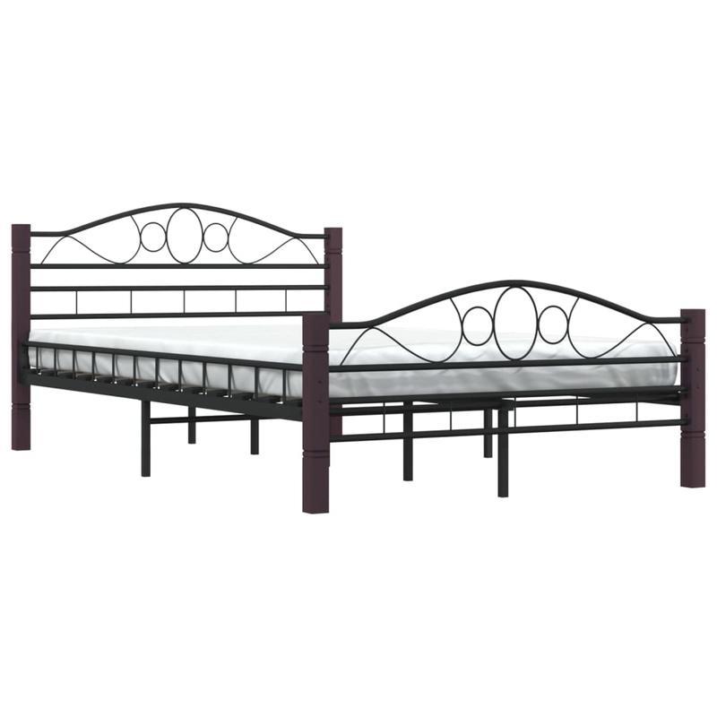 Black Metal Bed Frame 120x200cm
