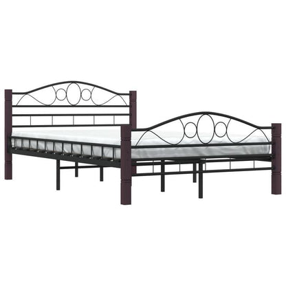 Black Metal Bed Frame 120x200cm