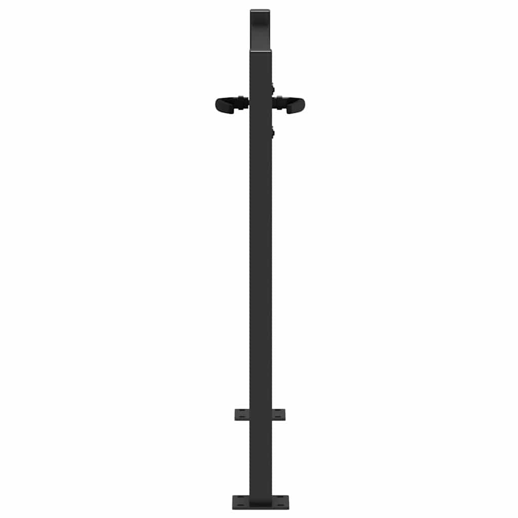 Toegangspoort – Tuinpoort – Beveiligingspoort – Buitendeur – Metaalpoort – 105 x 100 cm – Gepoedercoat Staal – Insteekslot Veilig