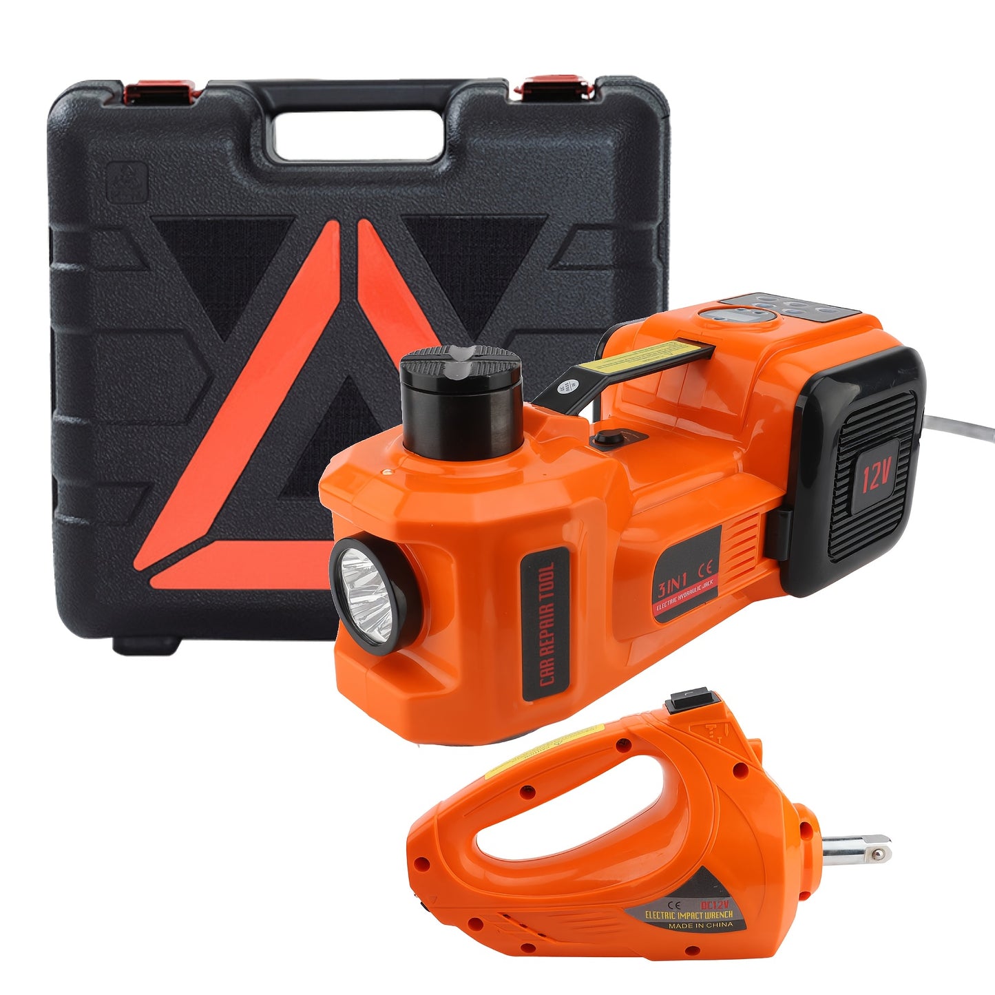 Autokrik – Vloerlier – Hydraulische Krik – Garagekrik – Elektrische Krik – 5 Ton Hefvermogen – Digitaal Display & Momentsleutel