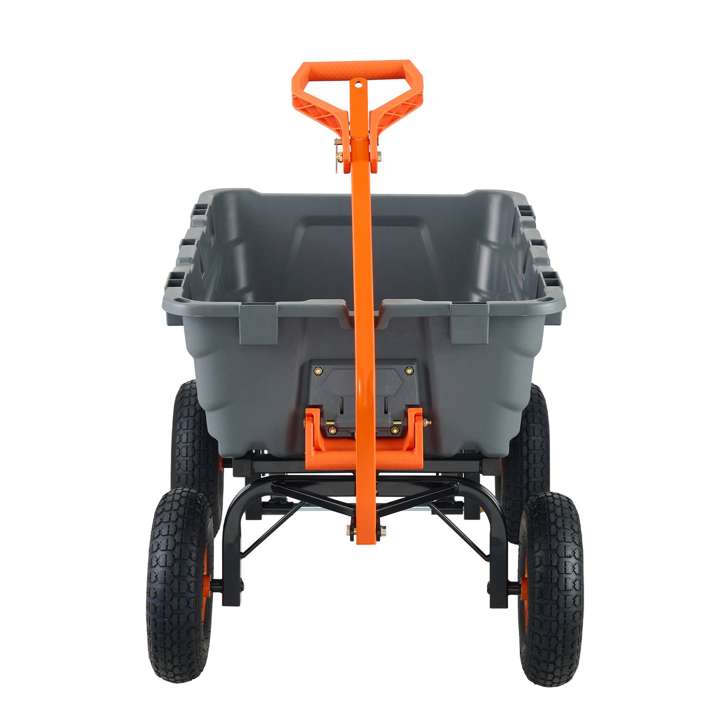 Tuinwagen – Kruiwagen – Transportkar – Bakwagen – Multikar – Hoge Draagkracht Tot 680 kg – 2-in-1 Multifunctionele Handgreep Met 13 Inch Rubberbanden